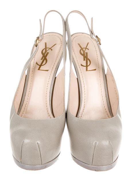 Yves Saint Laurent Tribute Two Slingback Pumps 